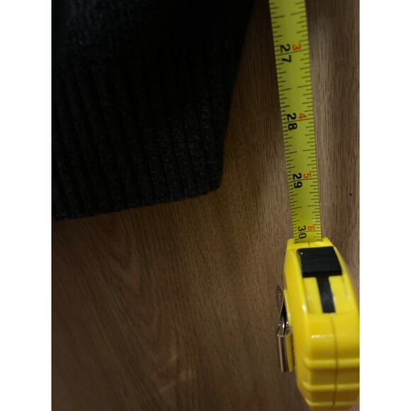 Great Northwest men's Gray Shawl Collar Knit Sweater Size L Two Button Detail - Picture 7 of 8